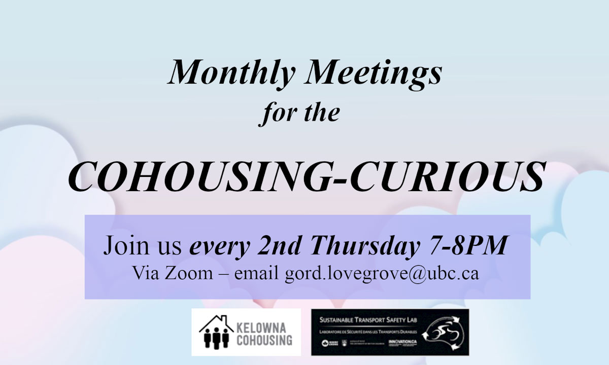 Kelowna Cohousing - Monthly Event